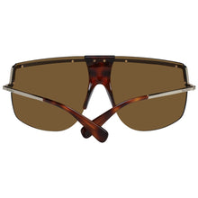 Lunettes de soleil métalliques Max Mara dorées
