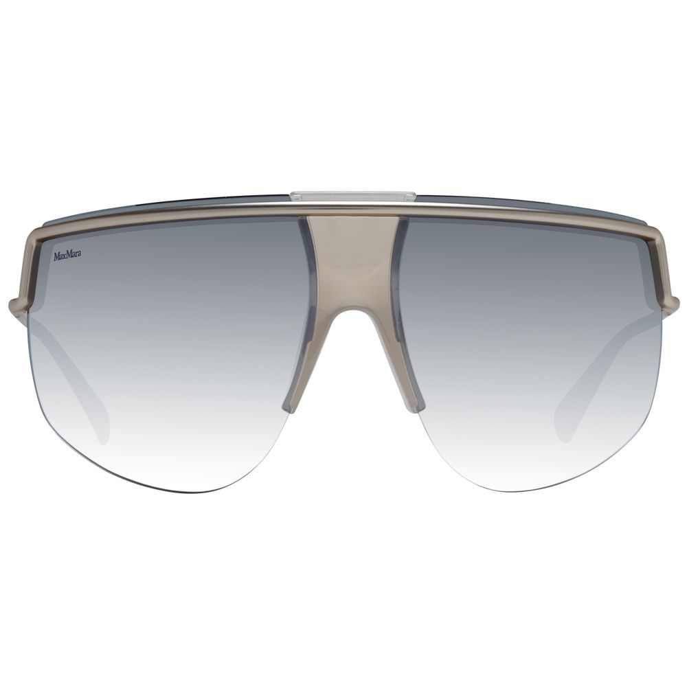 Lunettes de soleil Max Mara en métal couleur argent