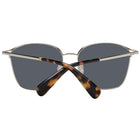 Lunettes de soleil métalliques Max Mara dorées