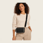 Black Leather Crossbody Bag
