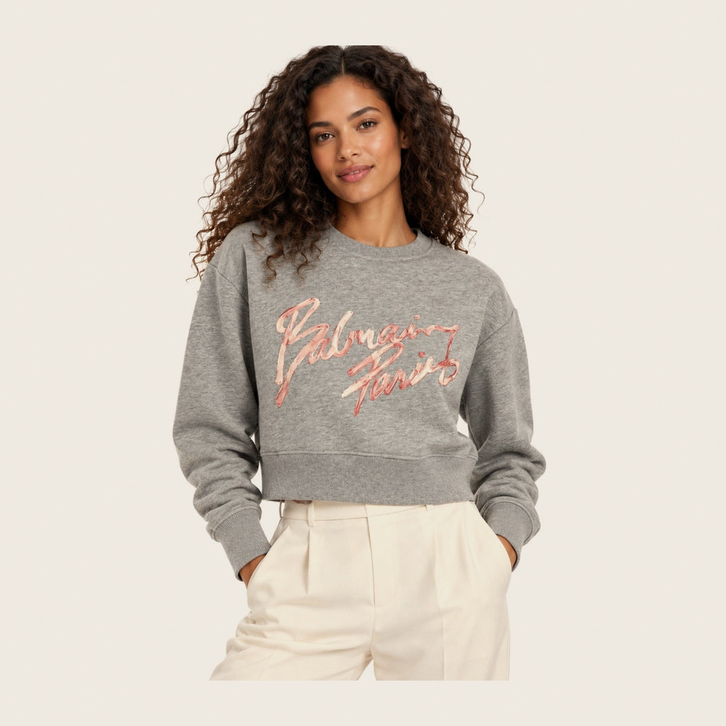 Cropped Signature Sweatshirt