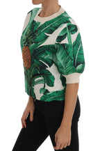 Sequinned Silk Sweater – Multicolour