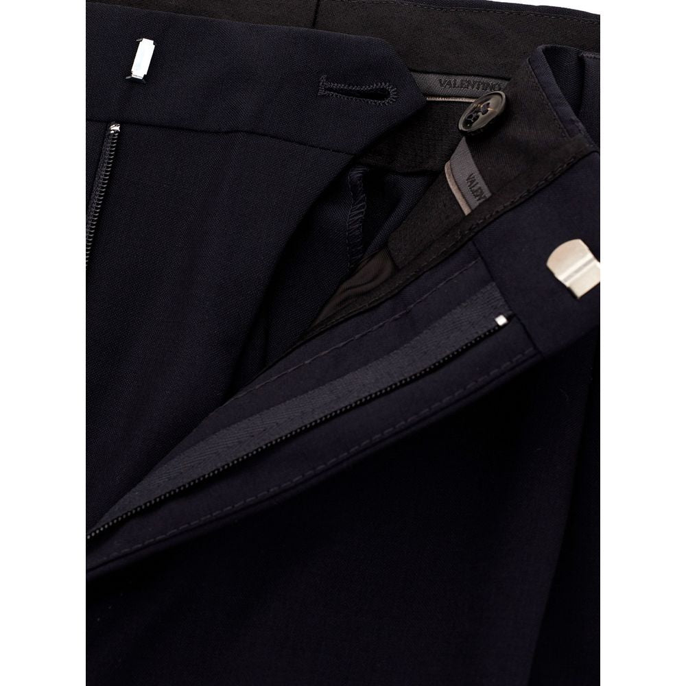 Black Wool Trousers