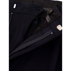 Black Wool Trousers