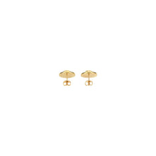 Versace Medusa Logo Earrings in Gold Metal