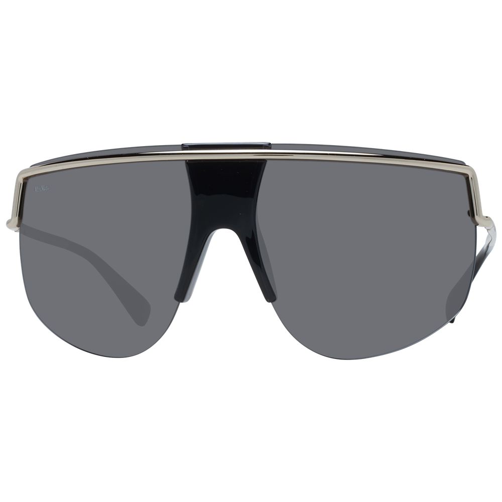 Lunettes de soleil métalliques Max Mara dorées
