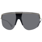 Lunettes de soleil métalliques Max Mara dorées