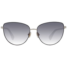 Lunettes de soleil métalliques Max Mara dorées
