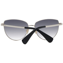 Lunettes de soleil métalliques Max Mara dorées