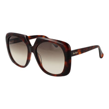 Lunettes de soleil en acétate Max Mara marron