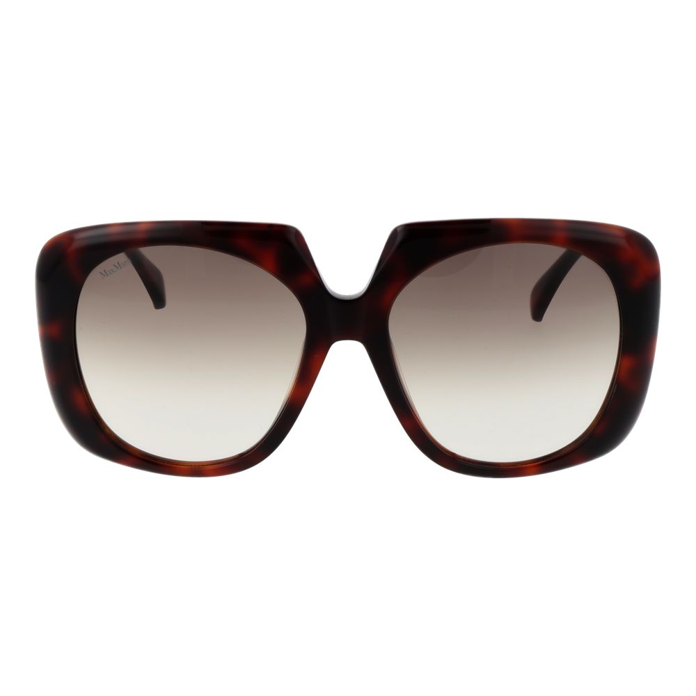Lunettes de soleil en acétate Max Mara marron