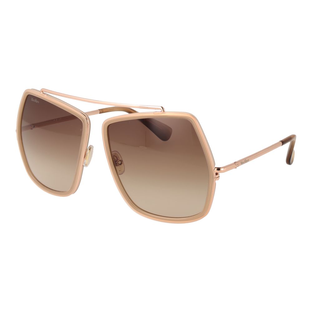 Max Mara Metal Sunglasses in Beige