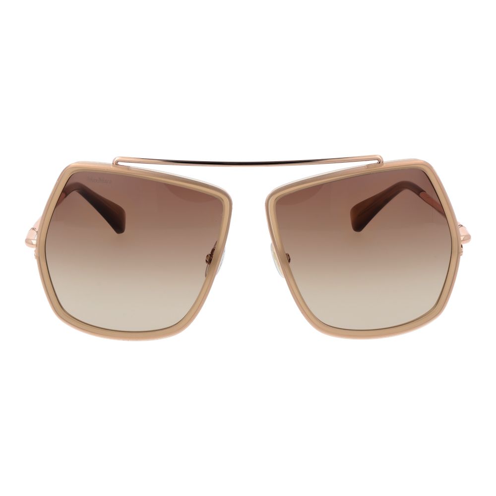 Max Mara Metal Sunglasses in Beige