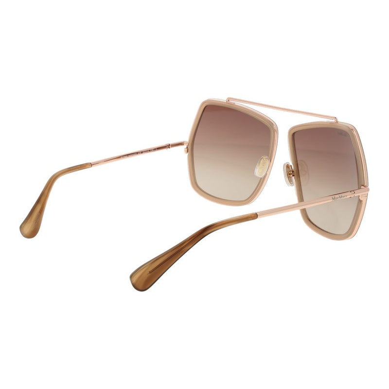 Max Mara Metal Sunglasses in Beige
