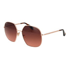 Max Mara Metal Sunglasses in Rose Gold