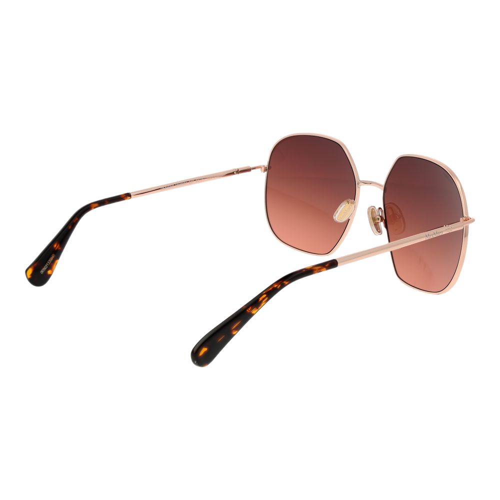 Max Mara Metal Sunglasses in Rose Gold