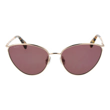 Lunettes de soleil métalliques Max Mara dorées