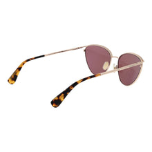 Lunettes de soleil métalliques Max Mara dorées
