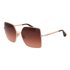 Max Mara Metal Sunglasses in Rose Gold