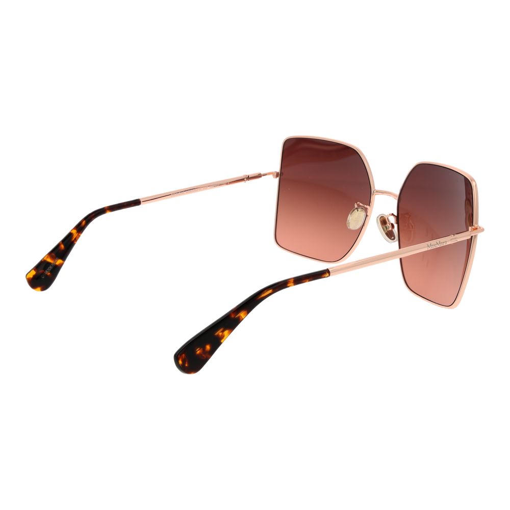 Max Mara Metal Sunglasses in Rose Gold