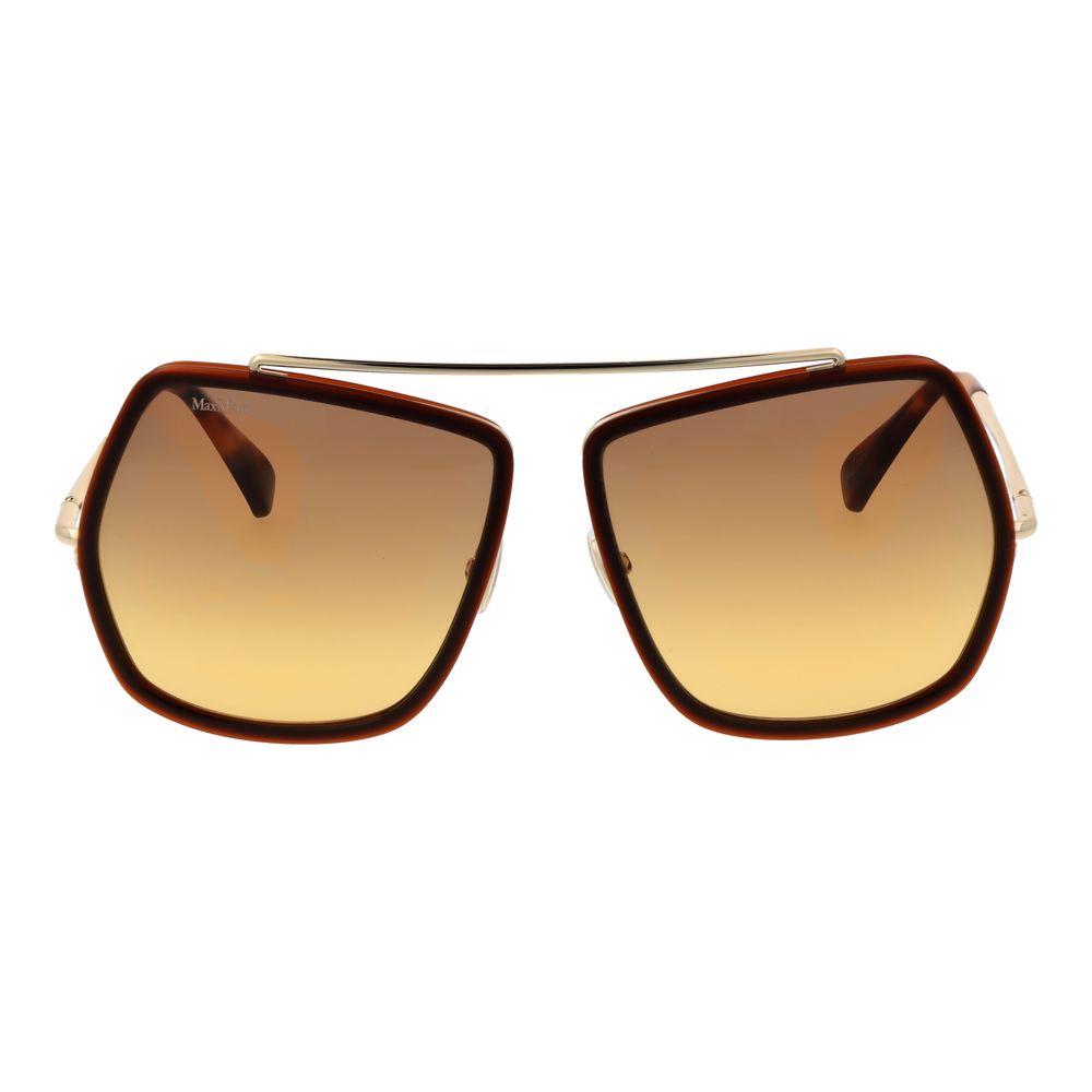 Max Mara Metal Sunglasses in Brown