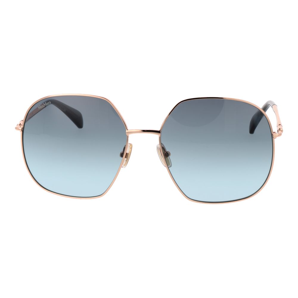 Max Mara Metal Sunglasses in Rose Gold