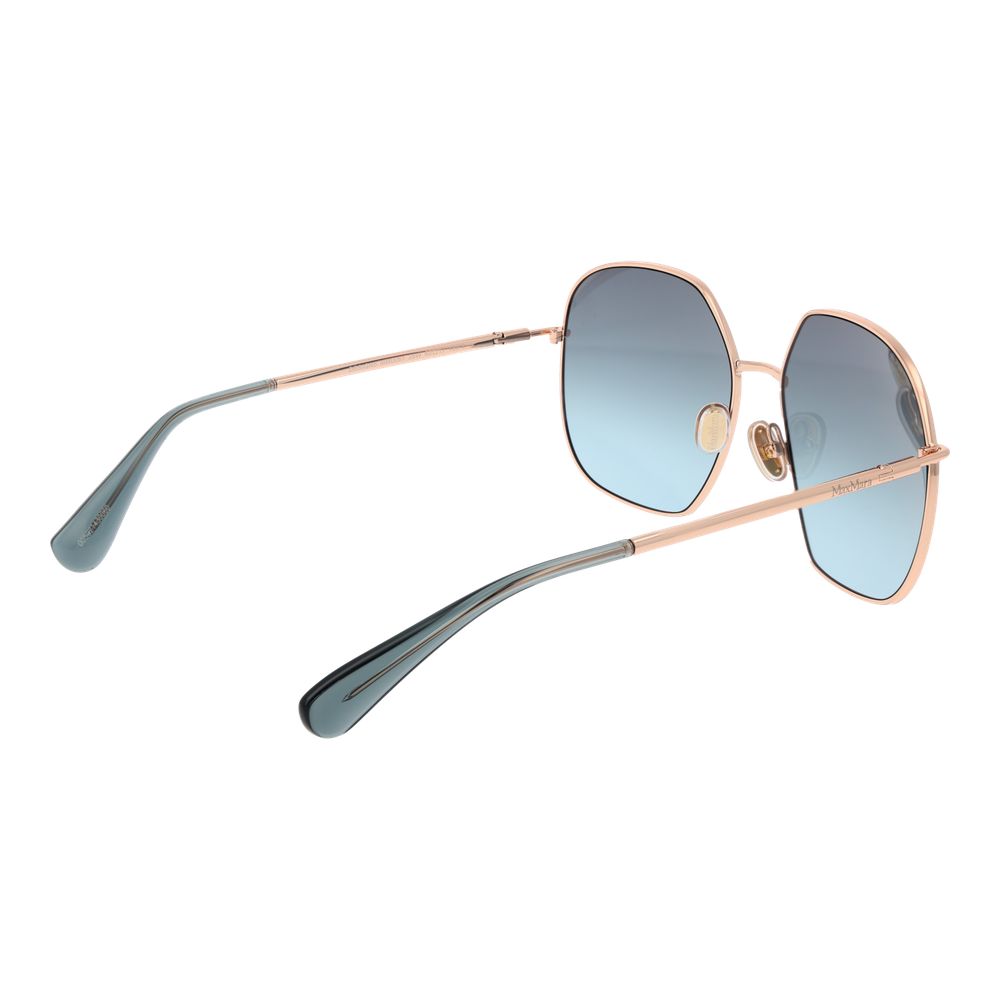 Max Mara Metal Sunglasses in Rose Gold