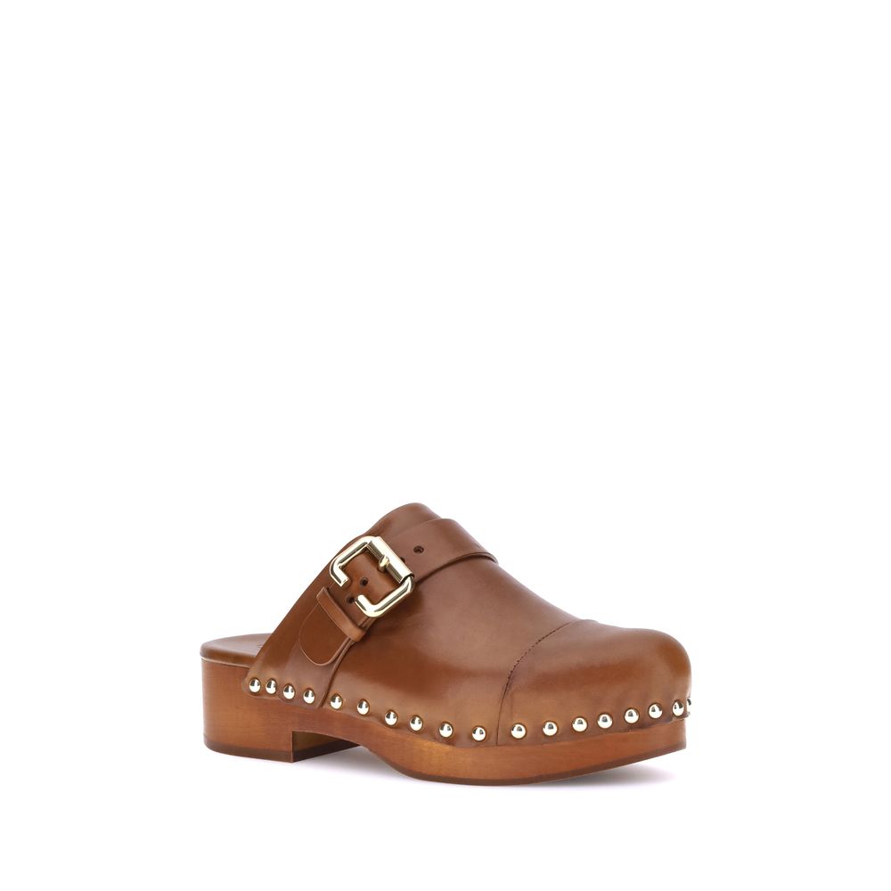 Chloé Jeannette Calfskin Clogs