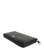 Logo Leather Wallet – Black