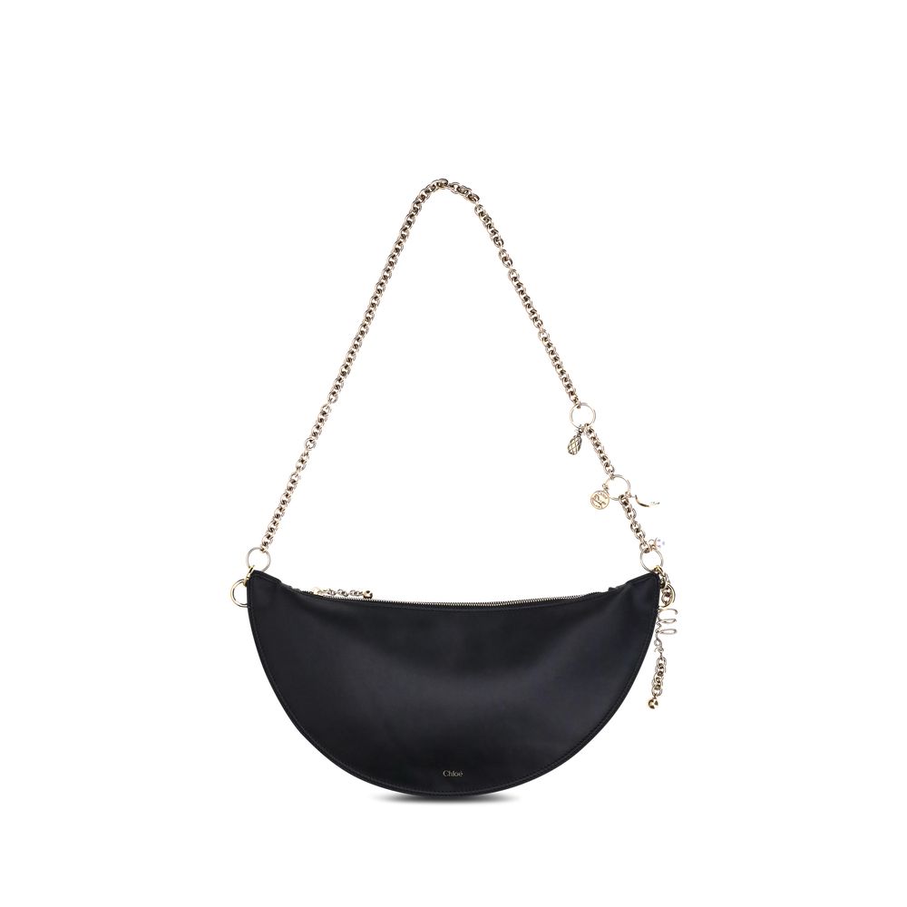 Black Leather Shoulder Bag