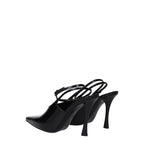 Black Leather Pumps