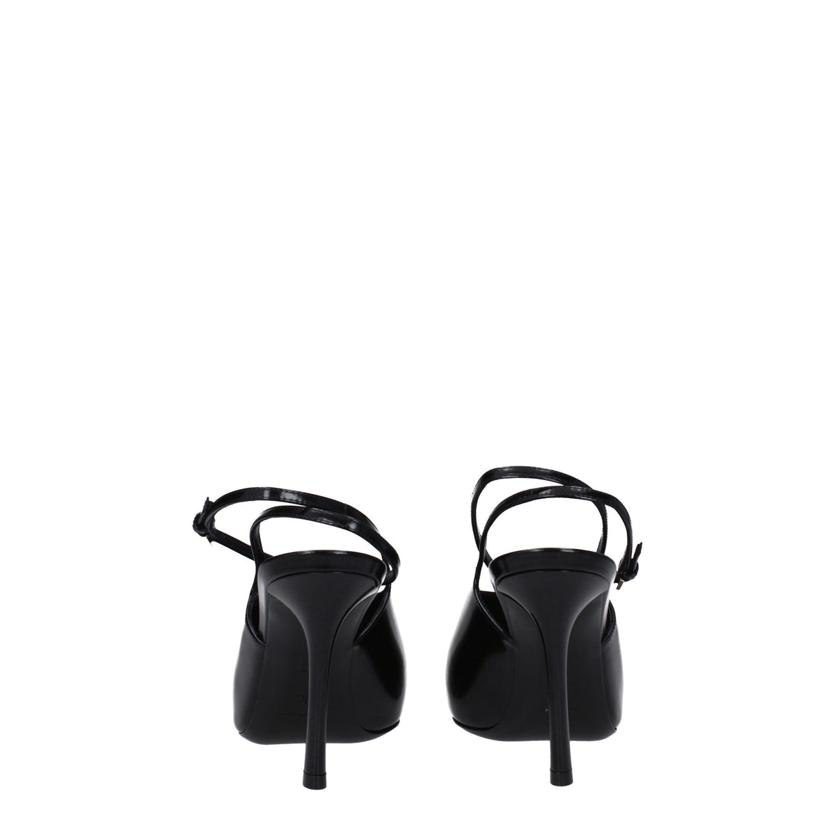 Black Leather Pumps