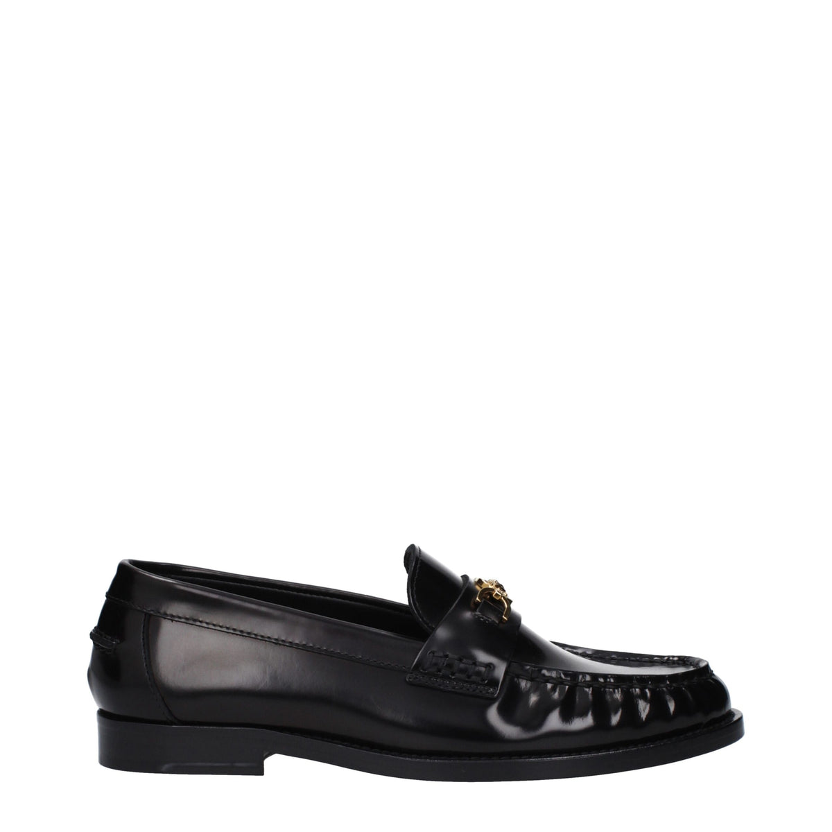 Black Leather Loafers