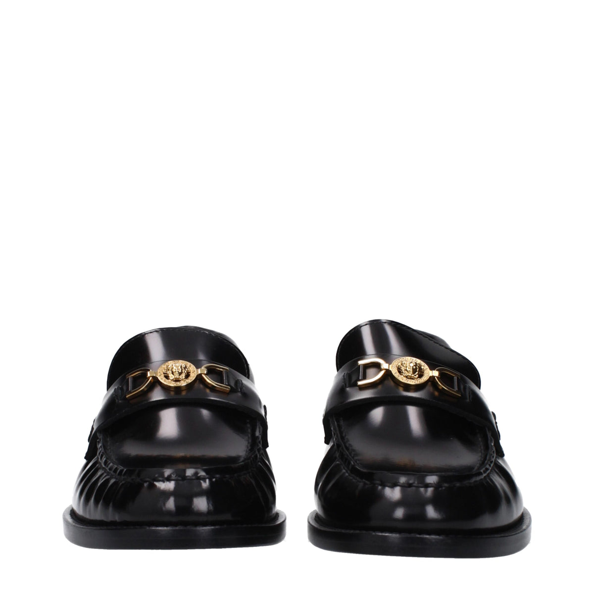Black Leather Loafers