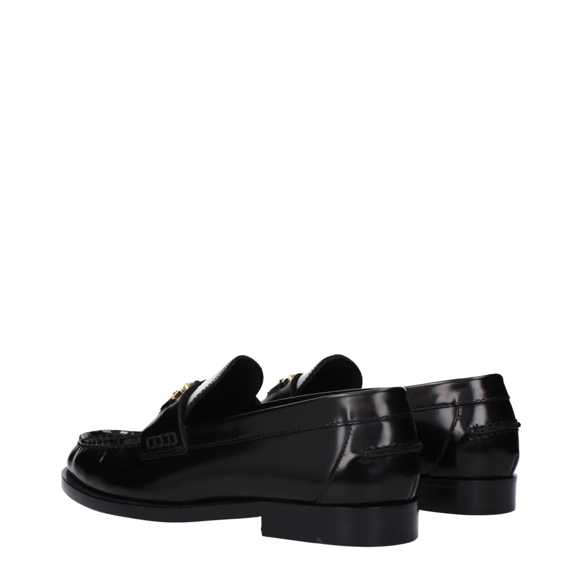 Black Leather Loafers