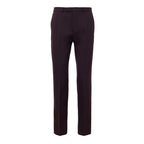 Burgundy Wool Trousers