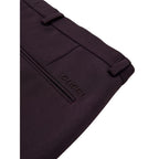 Burgundy Wool Trousers