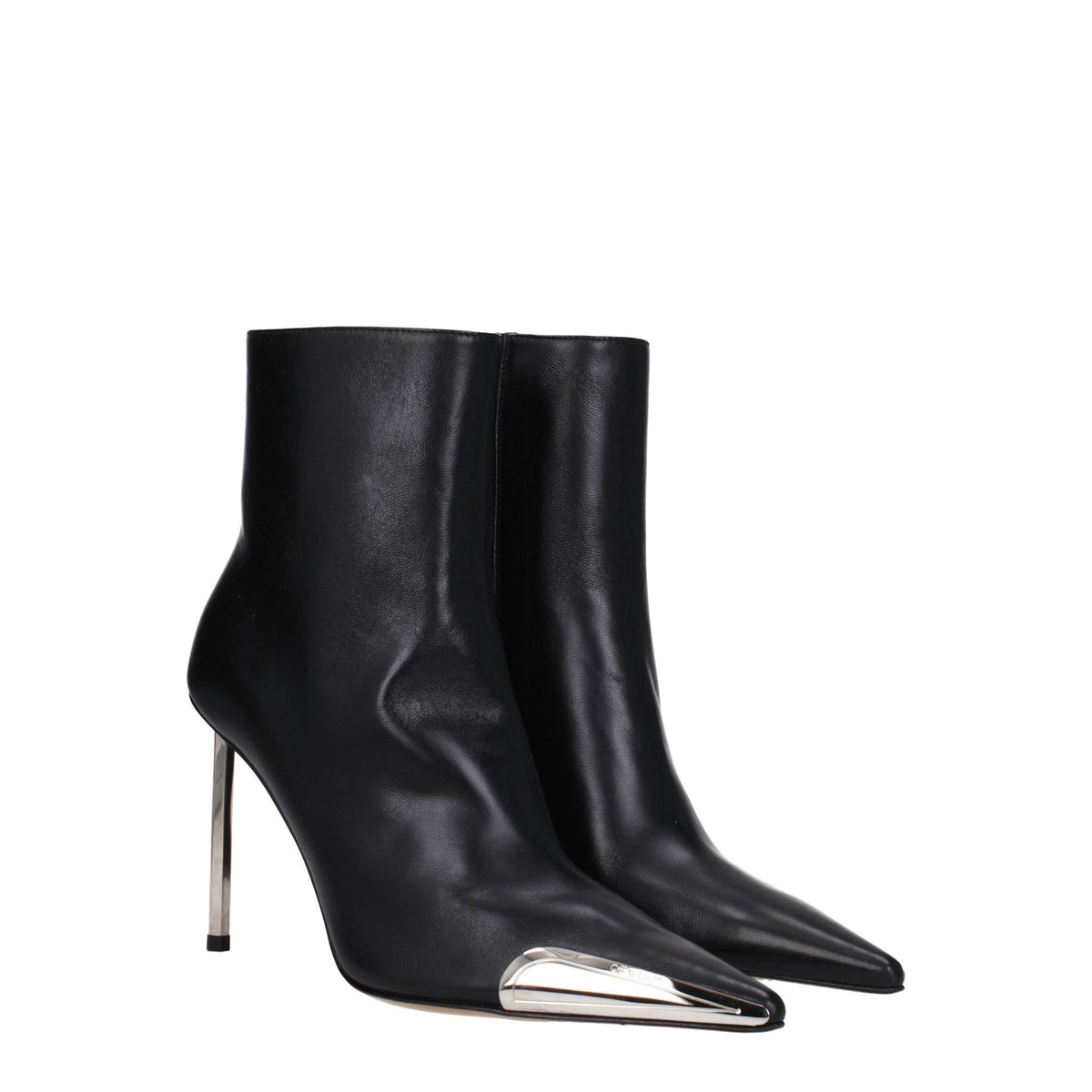 Leather Ankle Boots – Black