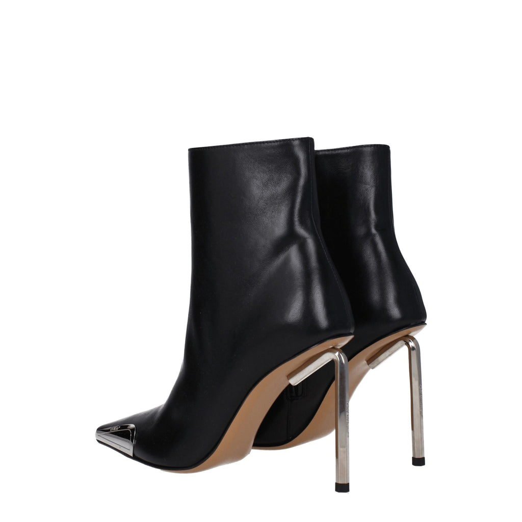 Leather Ankle Boots – Black