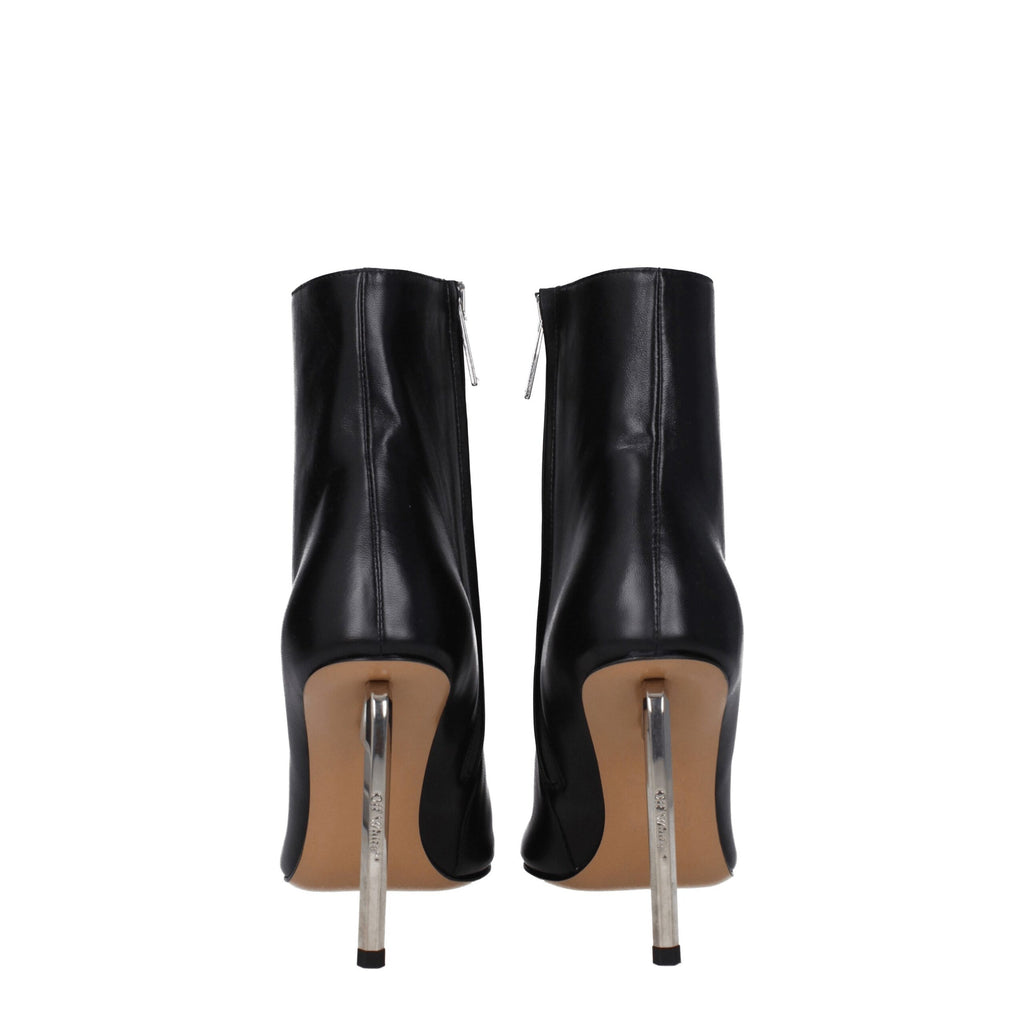 Leather Ankle Boots – Black