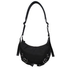 Black Nylon Crossbody Bag
