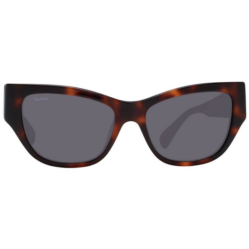 Max Mara Plastic Sunglasses in Brown