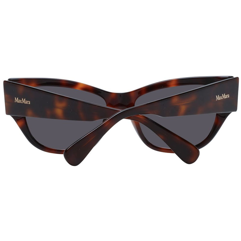 Max Mara Plastic Sunglasses in Brown
