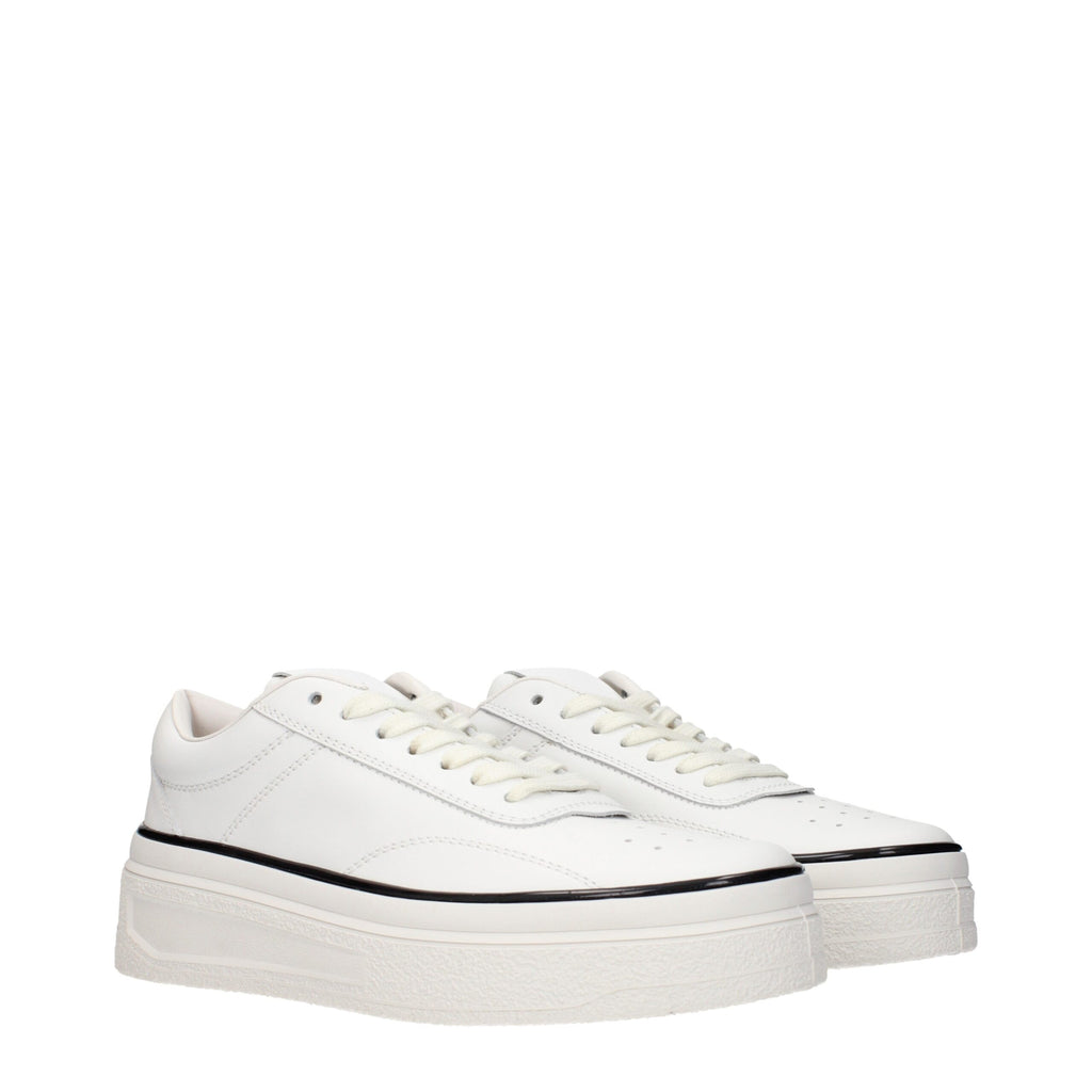 White Leather Sneakers