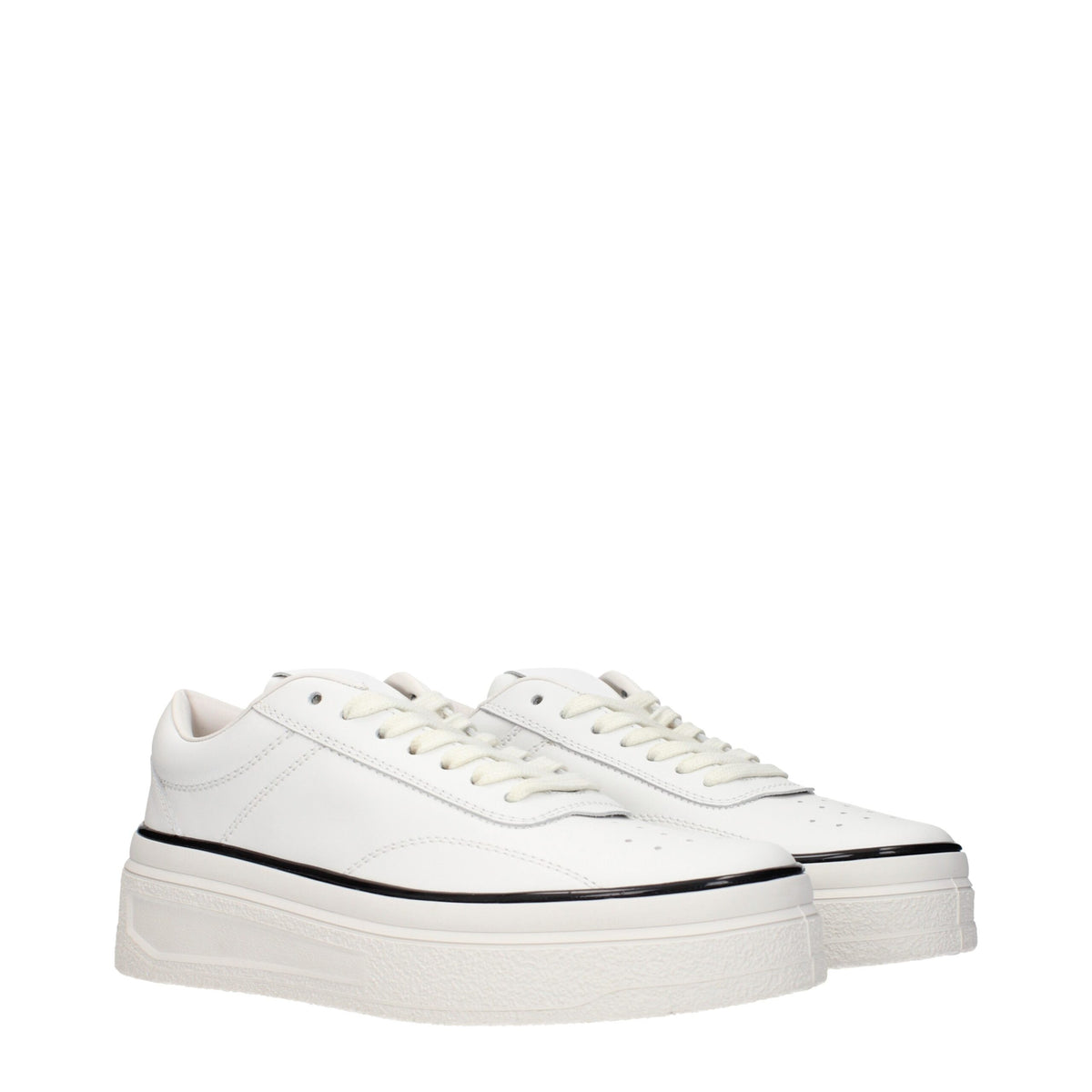 White Leather Sneakers