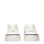 White Leather Sneakers