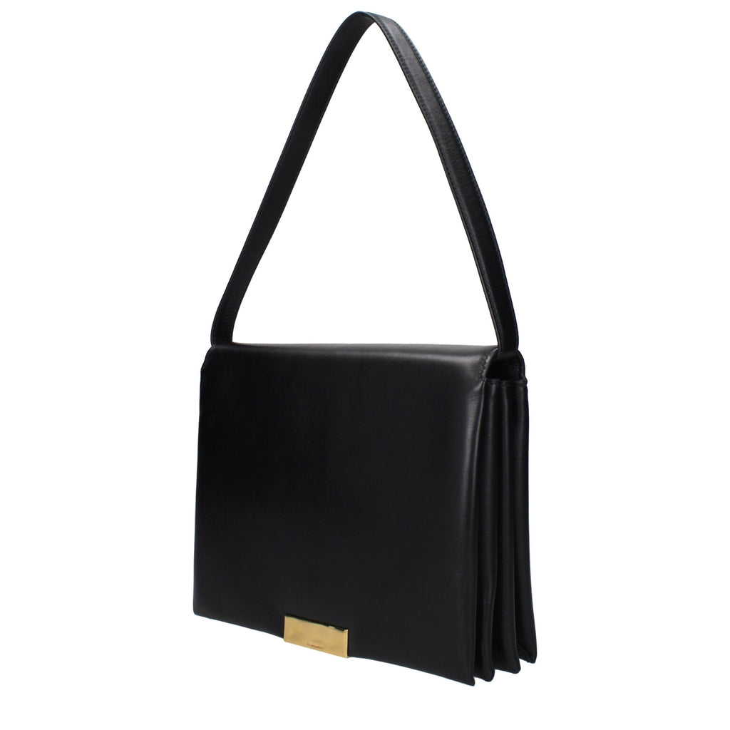 Black Leather Shoulder Bag