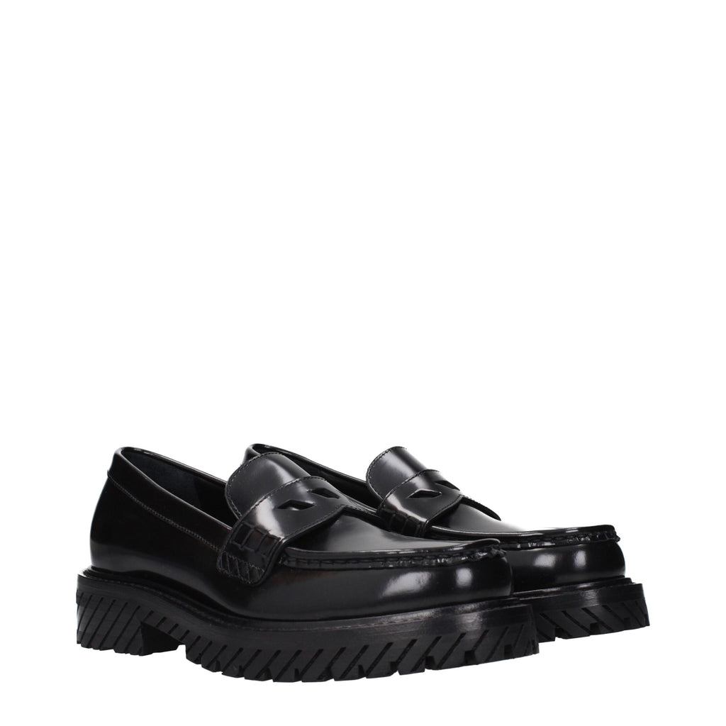 Leather Loafers – Black