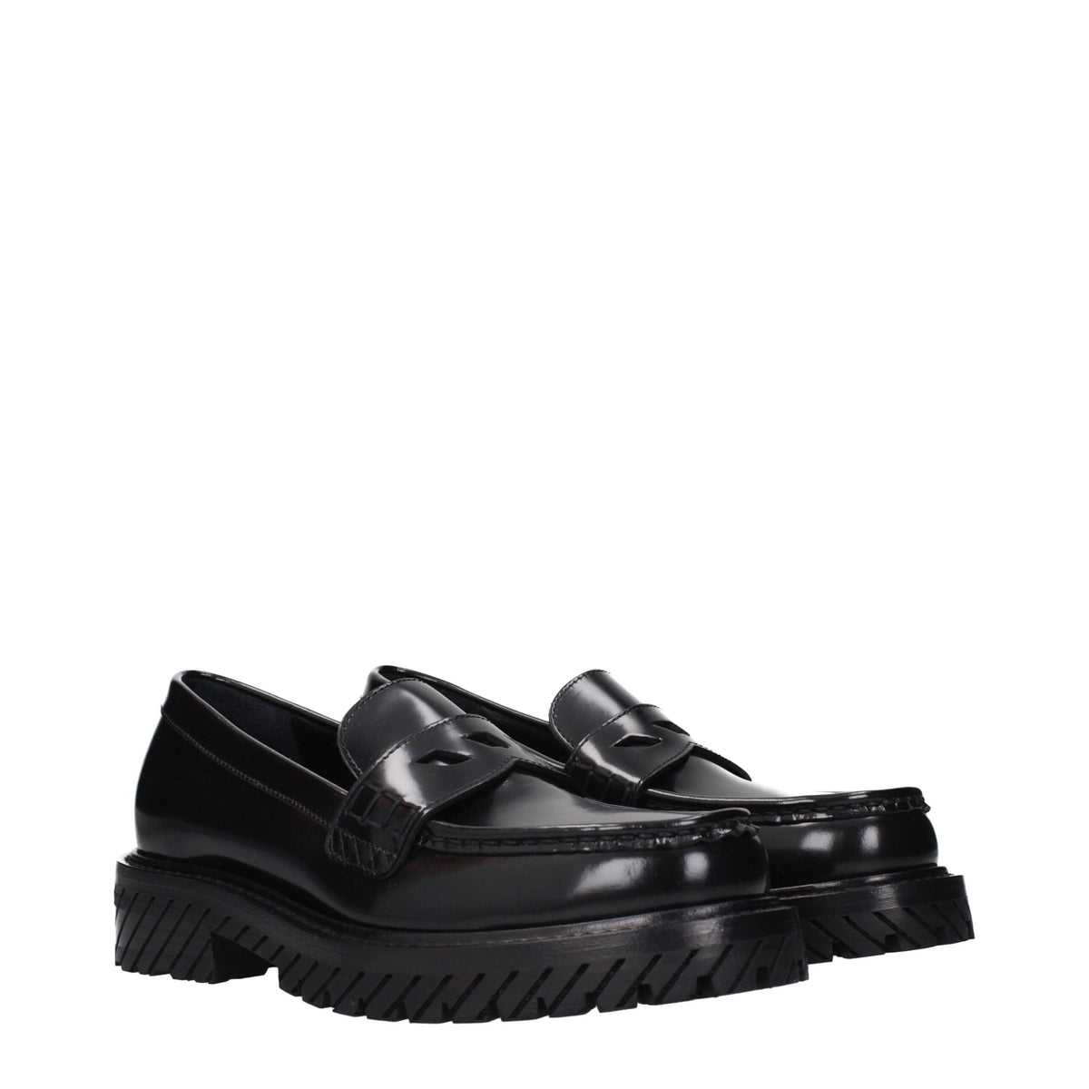 Leather Loafers – Black