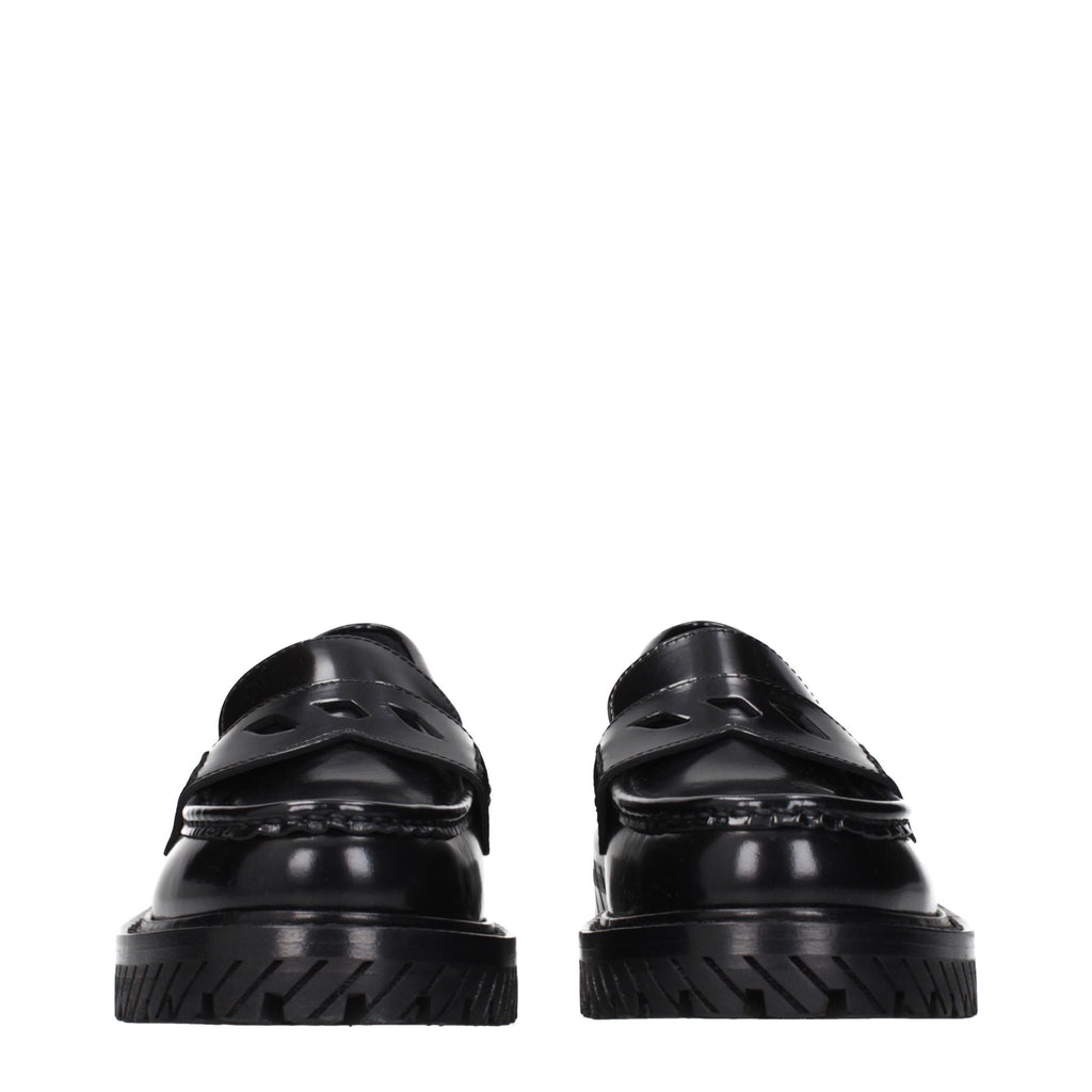 Leather Loafers – Black